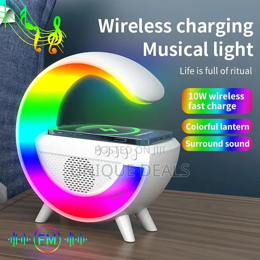 Led Wireless Charging Speaker.