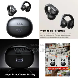 McDodo Air O3 Series Clip-on TWS Earbuds With Super Clear Bass Boost