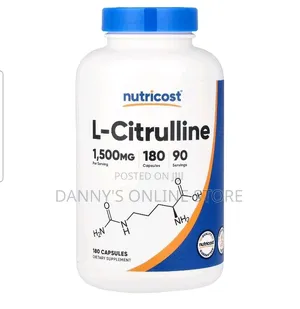 L-Citrulline, 1500mg, 180 Capsules