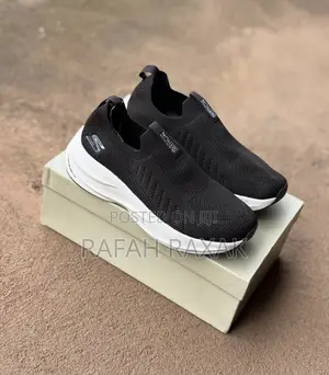 Black Unisex Sketcher Trainers