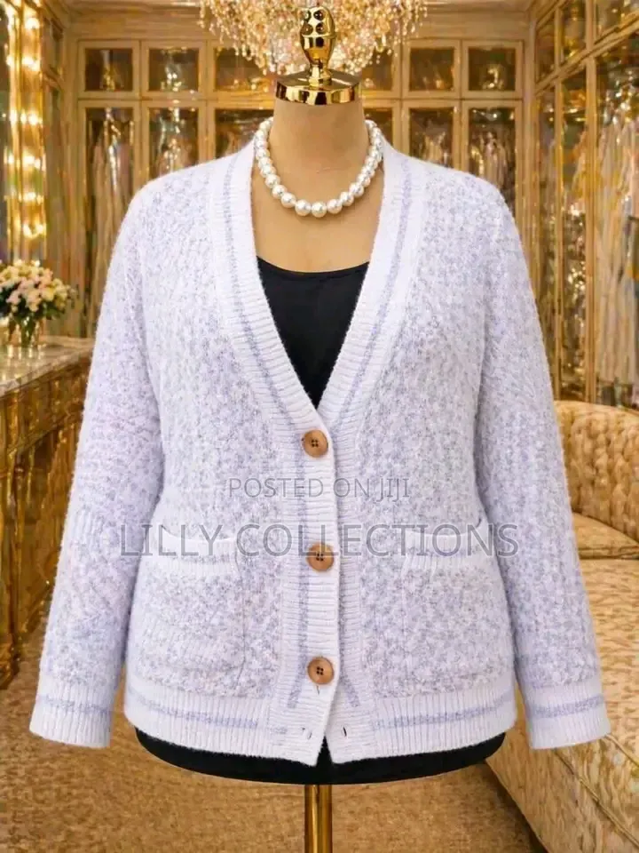 Warm Ladies Button Sweaters