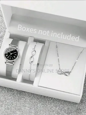 3pcs/Set Women Fashion Simple Roman Scale Quartz Wrist Watch