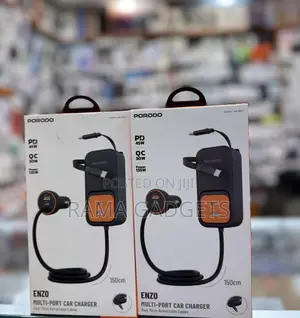 Porodo Enzo Multi-Port Car Charger.