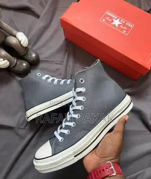 Gray Converse Chuck 70 Double Patch High Top All Stars If