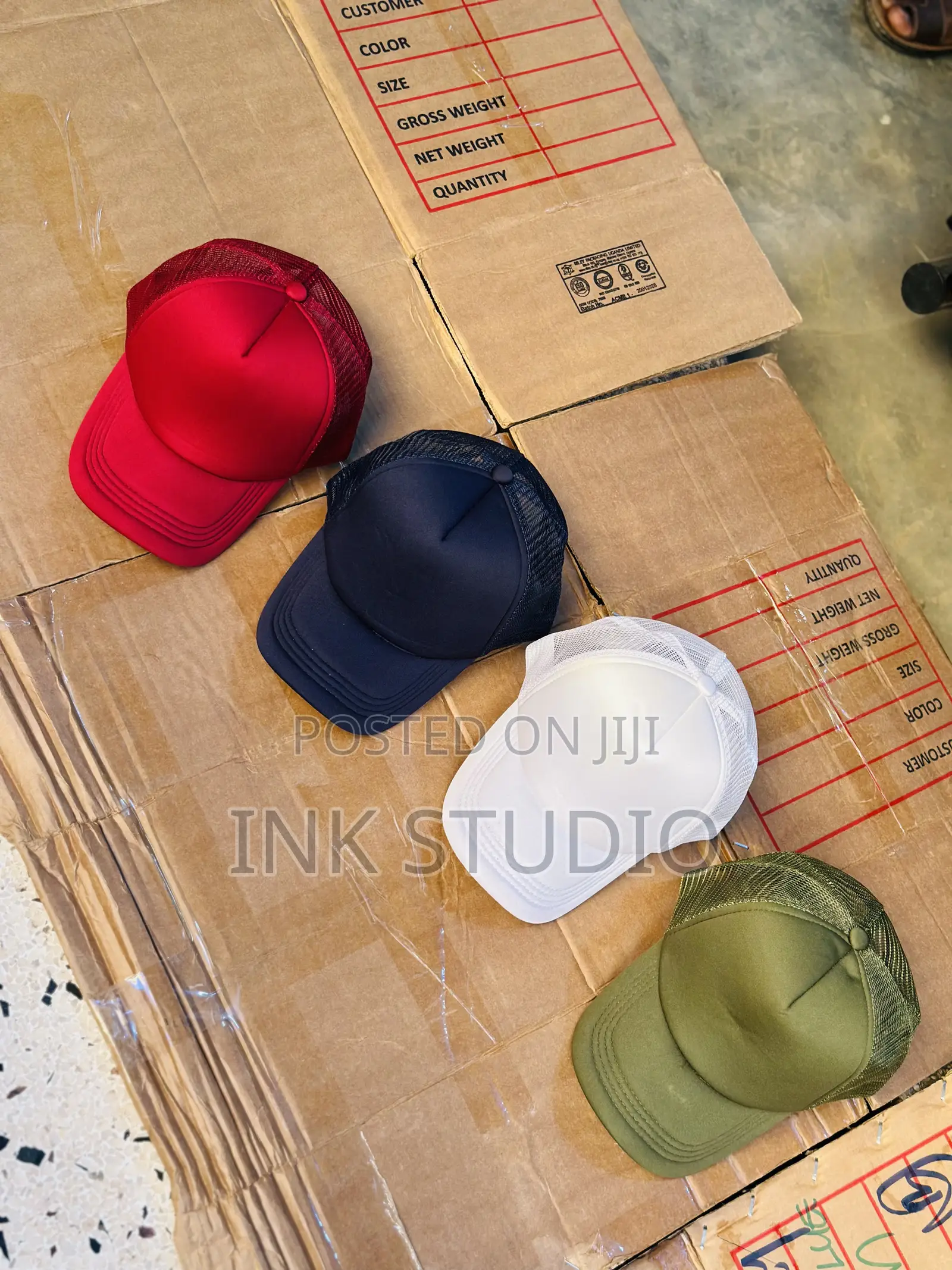 Plain Net Caps