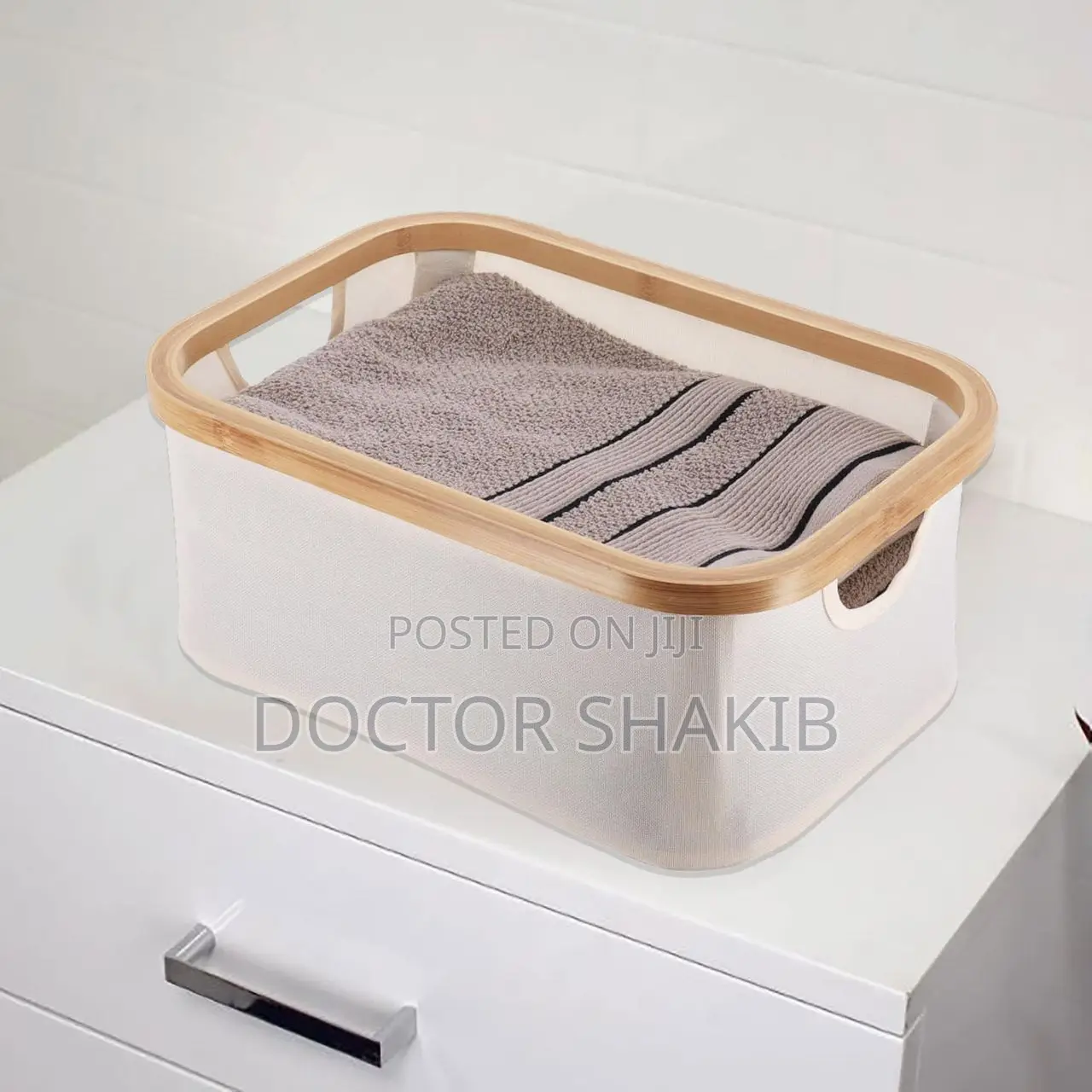 Modern Foldable Rectangular Storage Basket