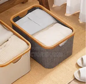 Modern Foldable Rectangular Storage Basket