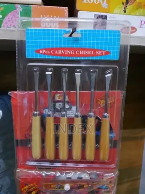 Wood Carving Chisel Set With Wooden Handle – 6 PCS