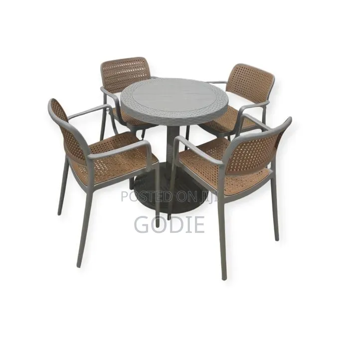 Dining Plastic Chair and Table Set