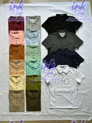 Plain Cooperate Collared Tshirts