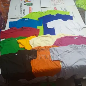 Plain Kids Round Neck Tshirts