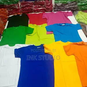 Plain Kids Round Neck Tshirts