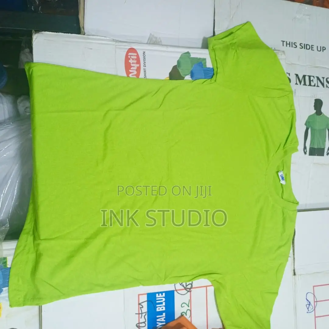 Plain Kids Round Neck Tshirts