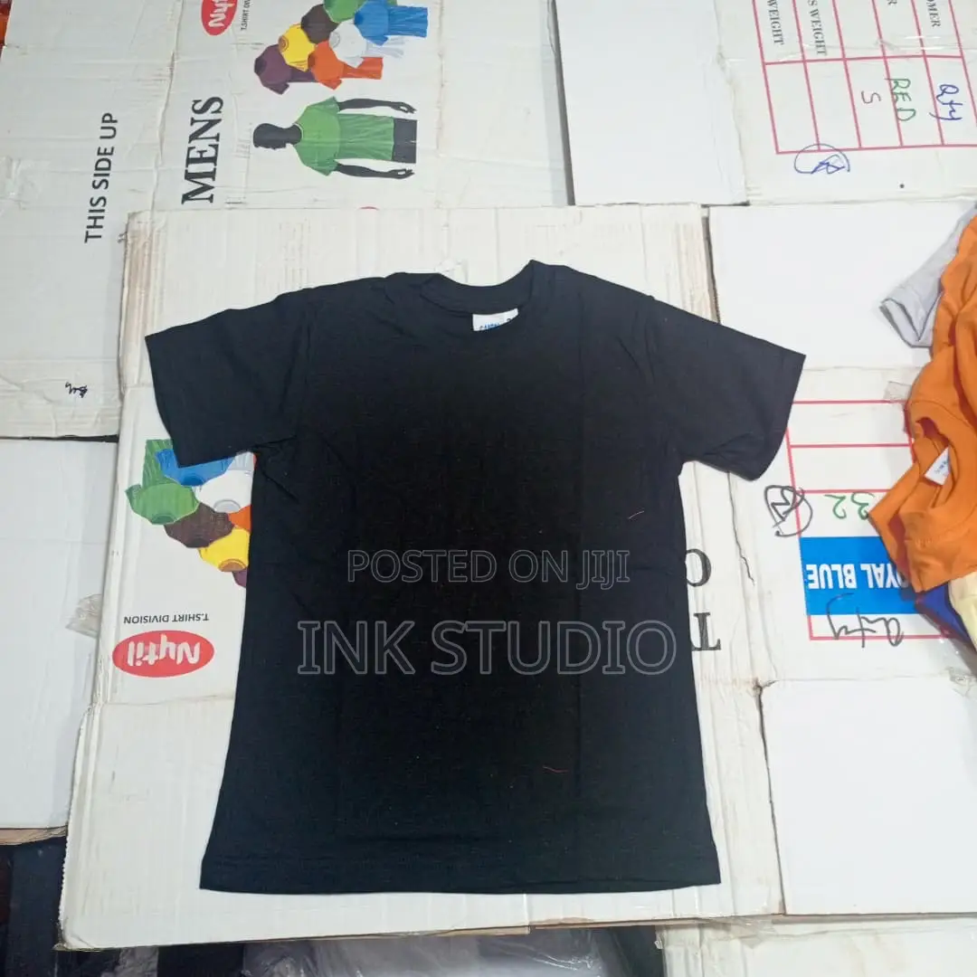 Plain Kids Round Neck Tshirts