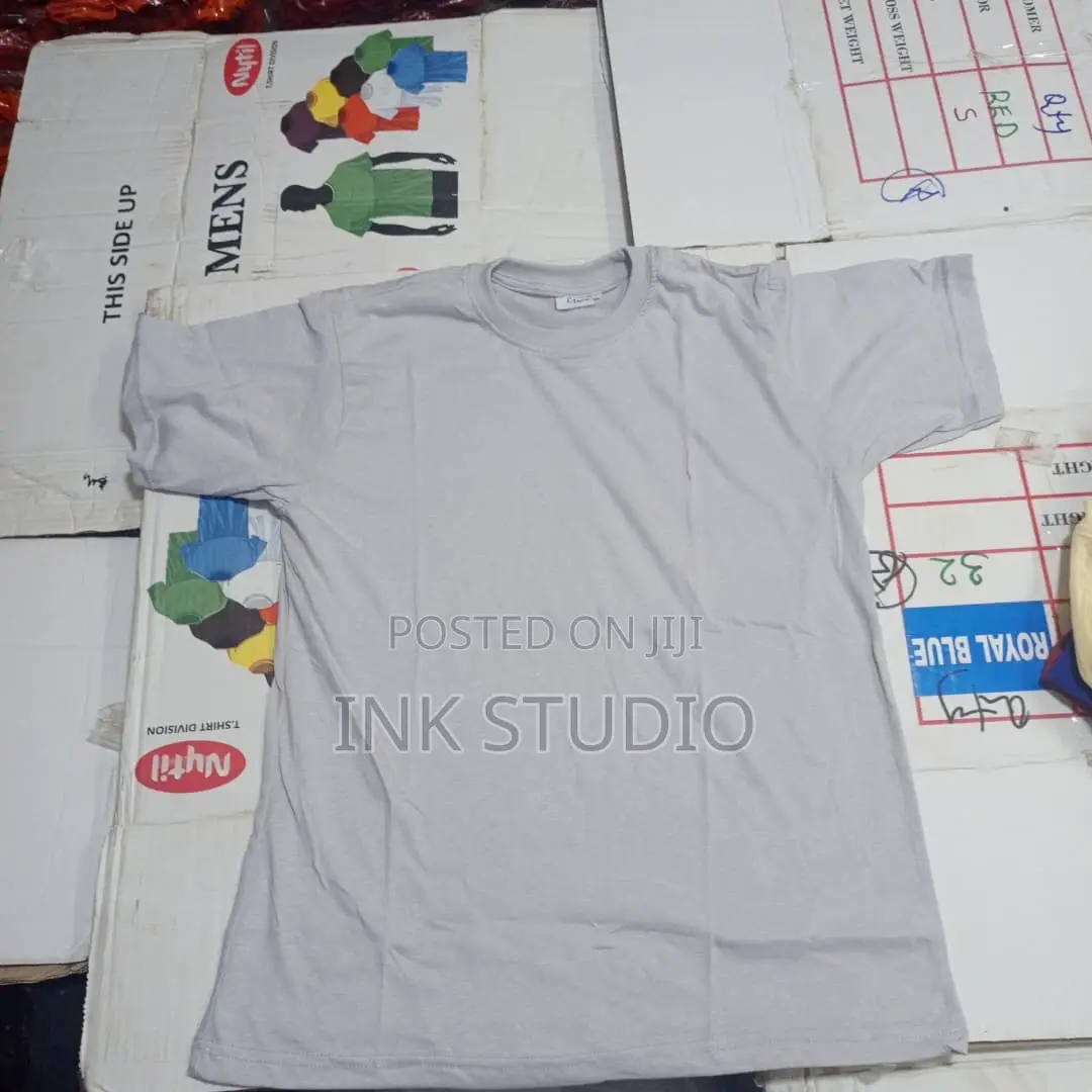 Plain Kids Round Neck Tshirts