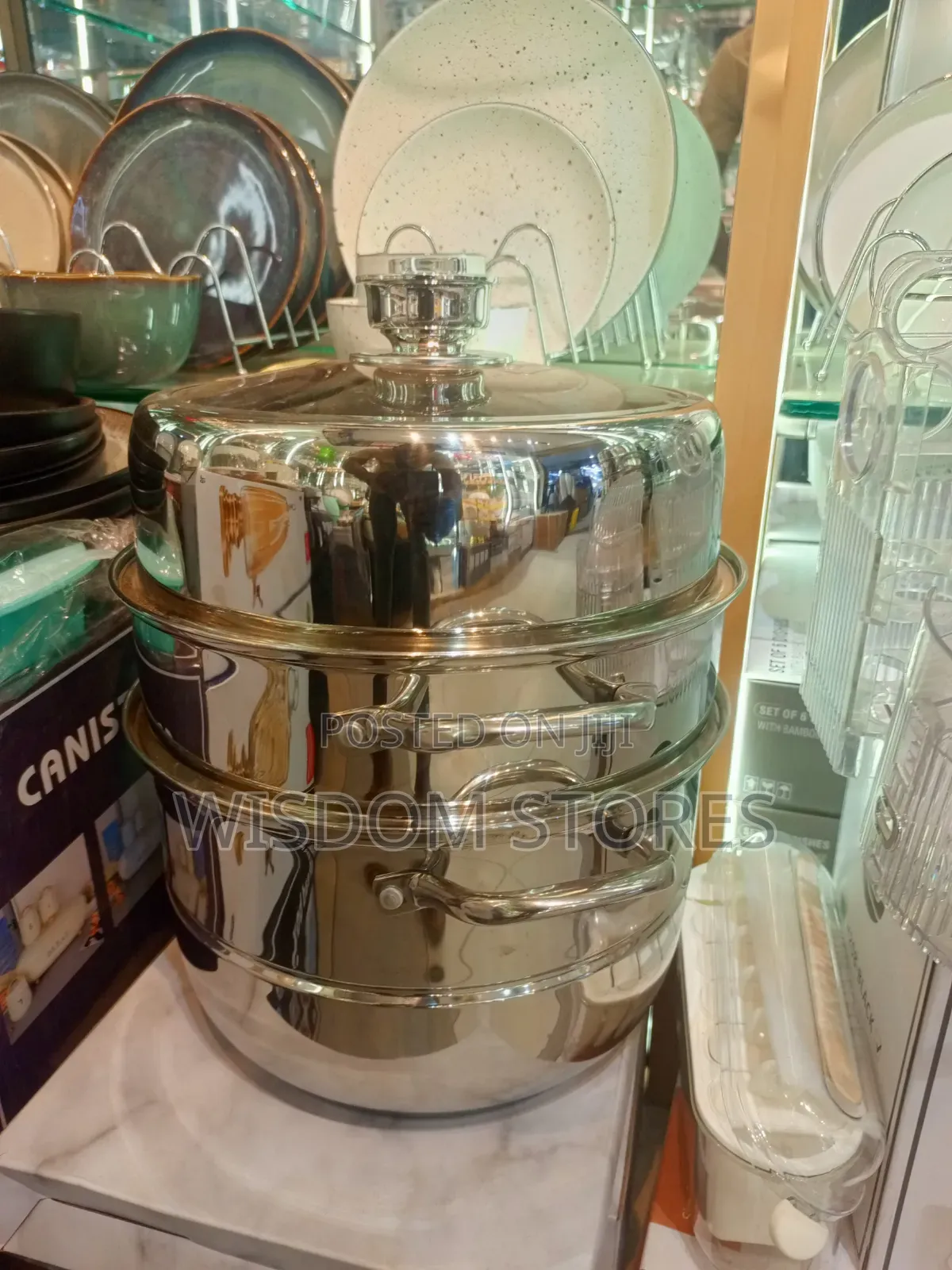 3-Tier Stainless Steel Steamer Pot- 32cm