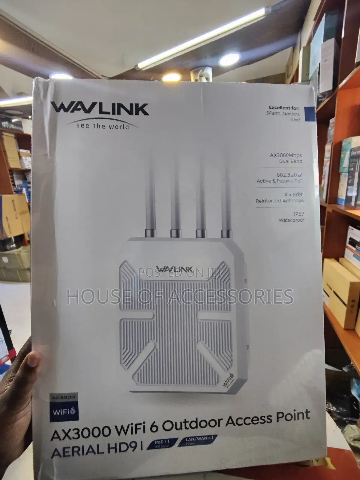 Wavlink Wifi 6 Outdoor Ax3000 Hd91