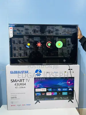 43 Smart T.V Globalstar Android With Bluetooth