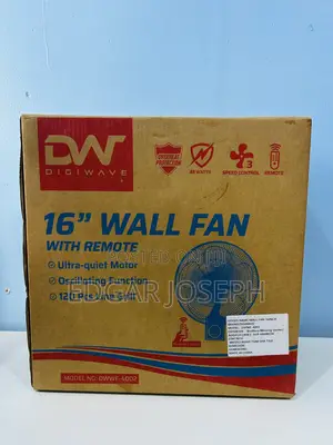 Wall Fan With Remote Dw Brand 16”