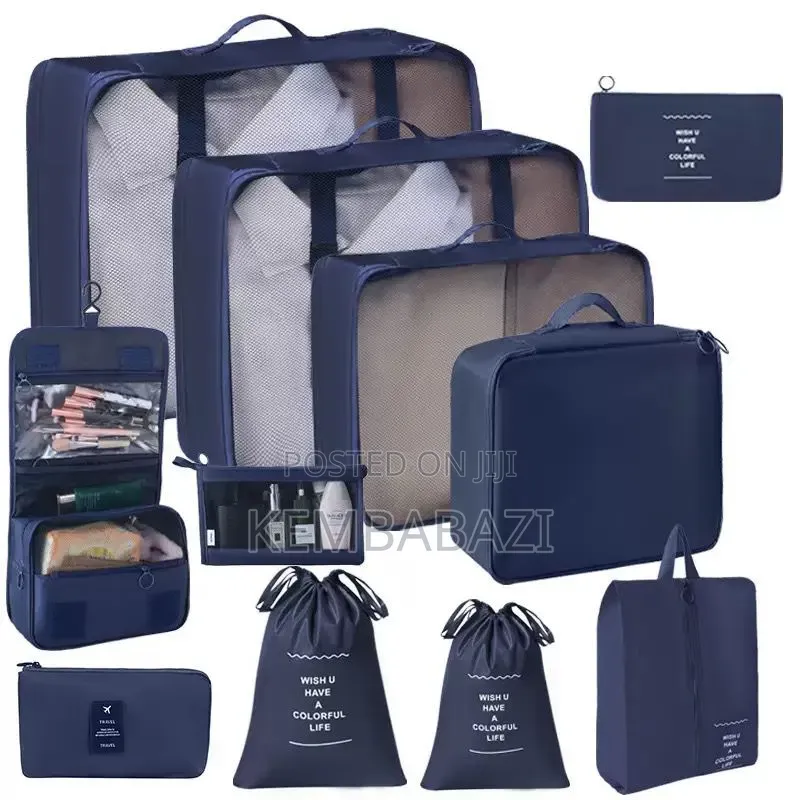 11pieces Travel Packing Cube Luggage Organizer