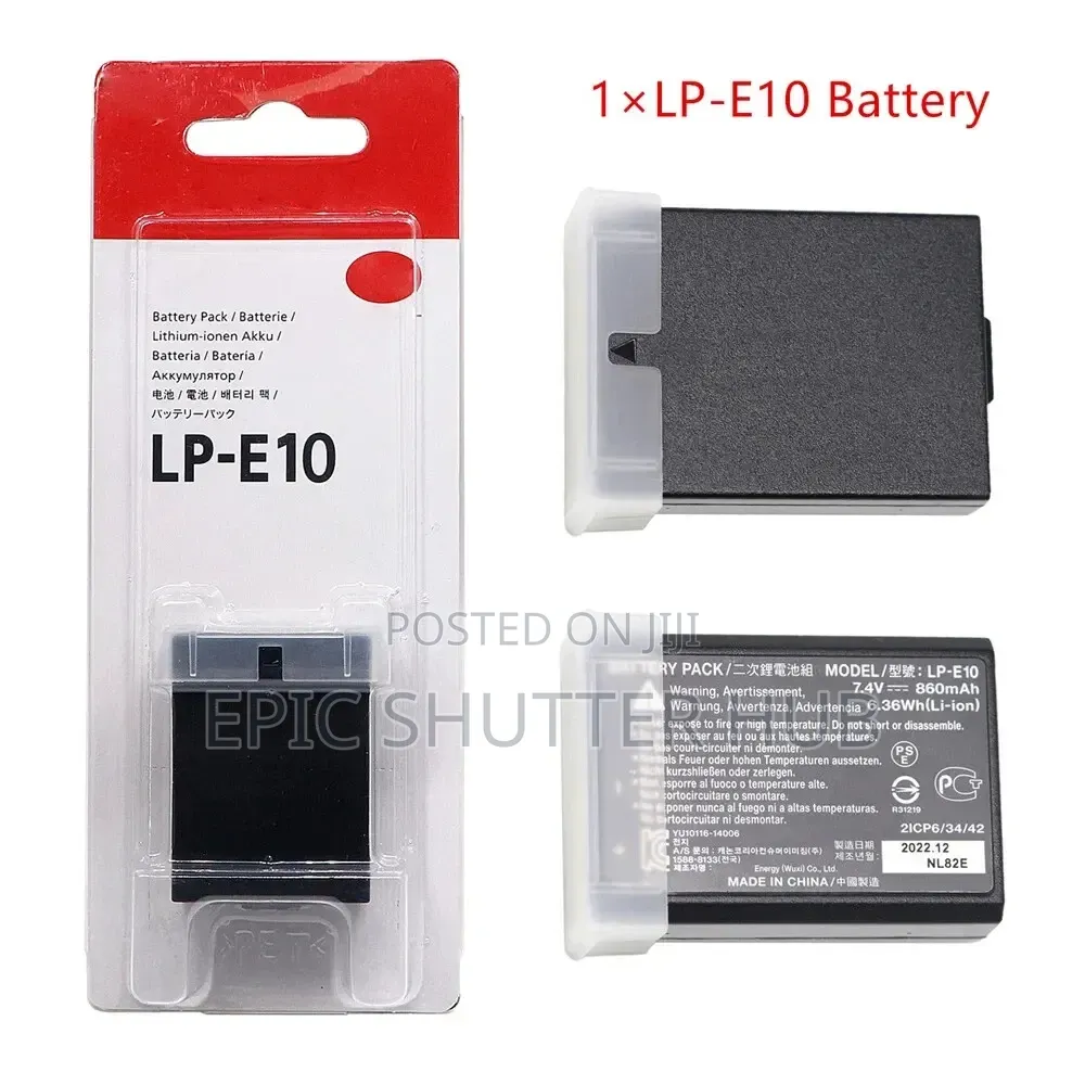 Canon Lp-E10 Battery Pack.