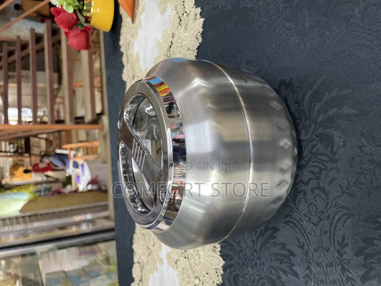 Silver Food Lunch Box