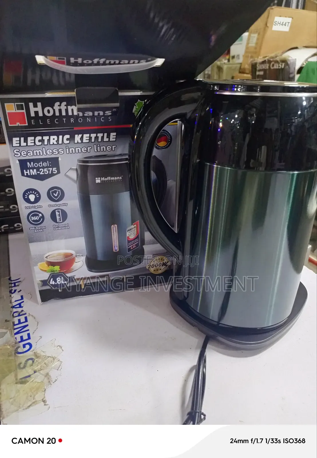 This Item Is a Hoffmans 4.8l Electric Kettle (Model Hm-2575) 