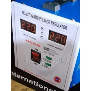 Star St-1500a Automatic Voltage Regulator/ 110v~ 220v Output/ White