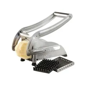 French Fries Irish Potato Cutter Slicer - Silve