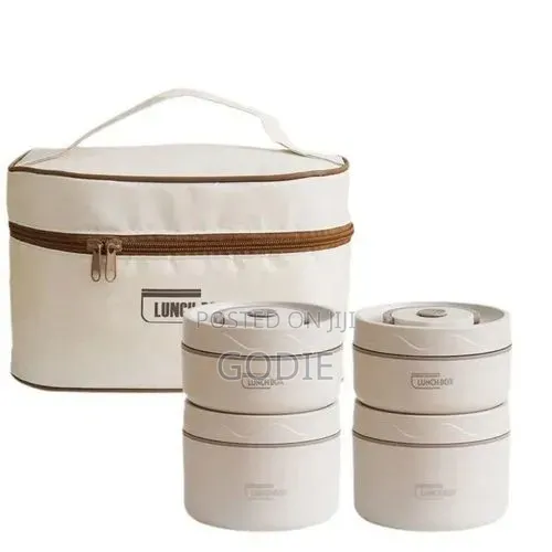 4-Piece Stackable Insulated Lunch Box Set