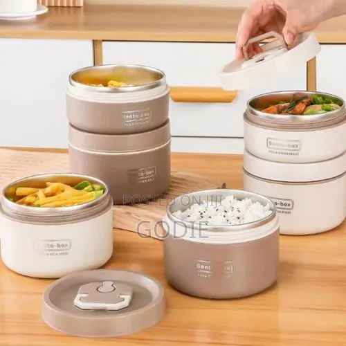 4-Piece Stackable Insulated Lunch Box Set