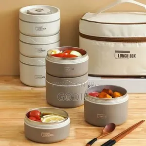 4-Piece Stackable Insulated Lunch Box Set