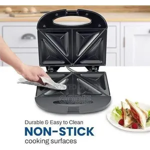 Raf 2-slice Electric Sandwich Maker With Non-stick Plates - Multicolor