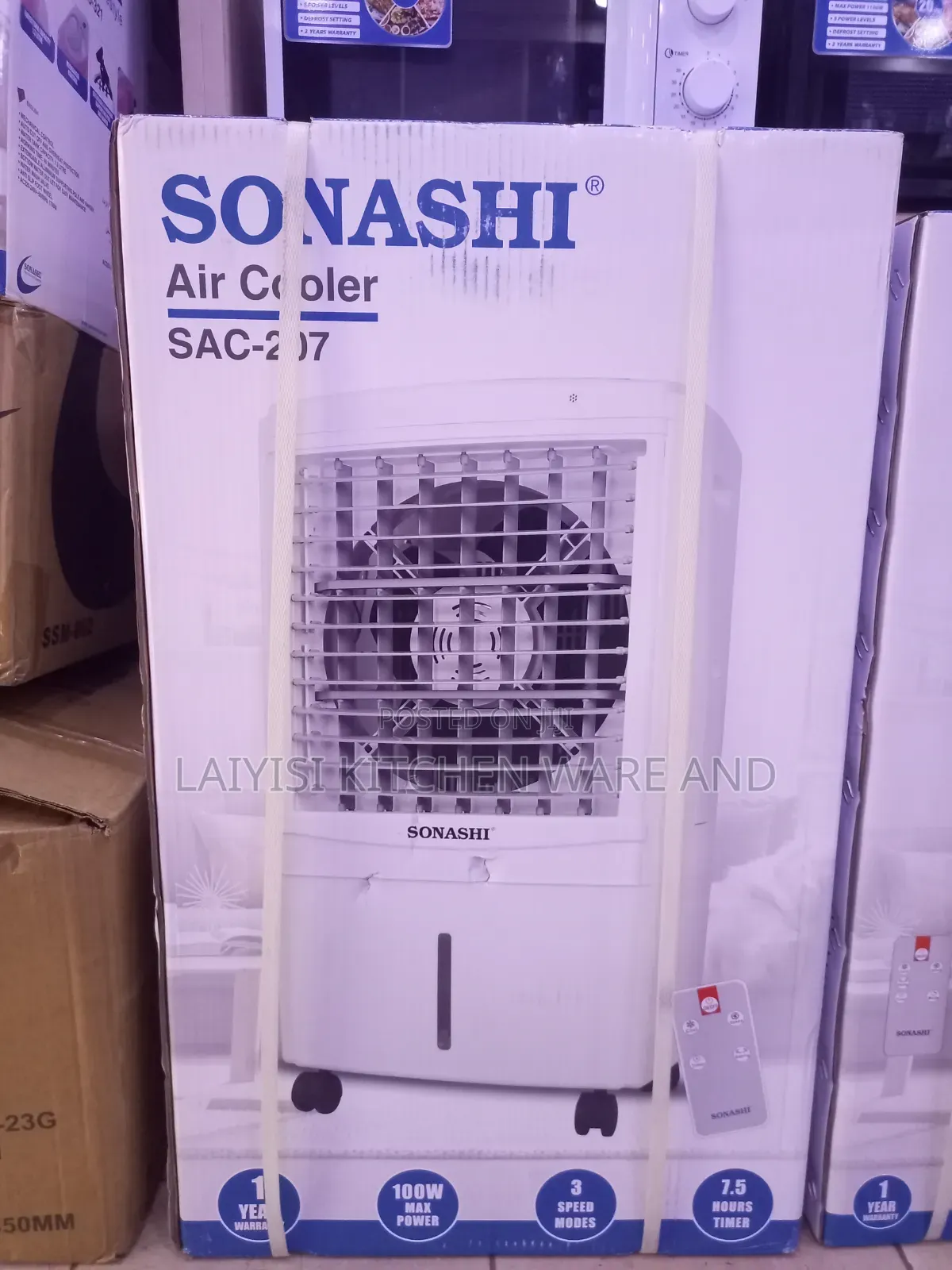 15l Air Cooler With 3 Cooling Modes Timer – Energy Saving Cooling