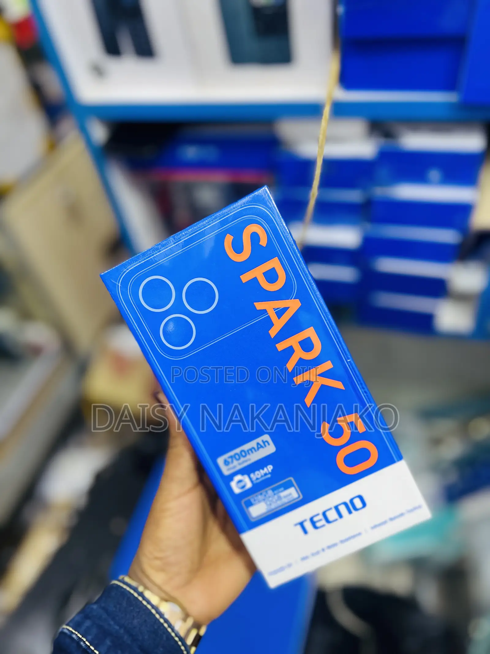 New Tecno Spark 50 128 GB Black