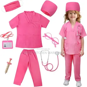 Girls Nurse Play Costume For Kids (Ages 3–10) Fun Play Dress-up Set