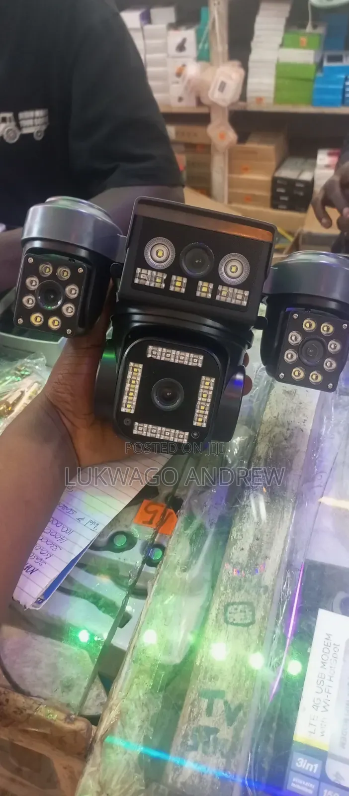 Triple Lens Solar Camera