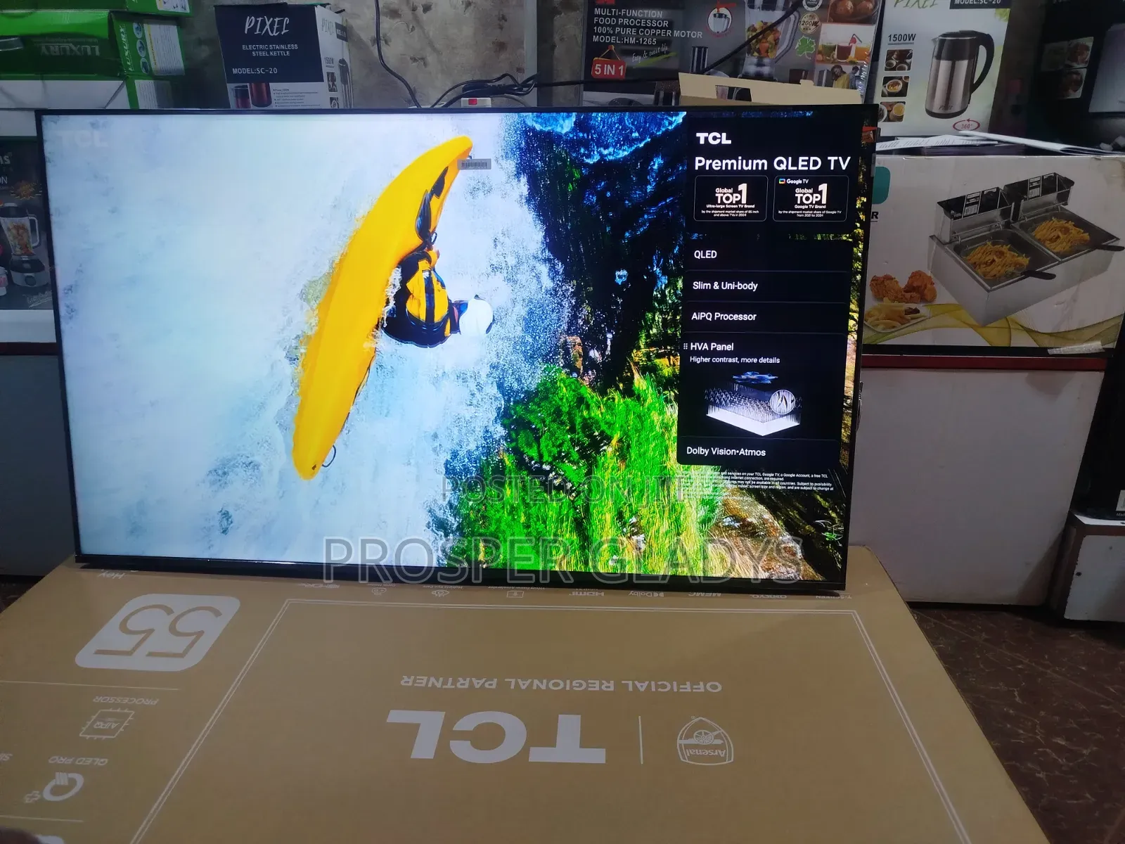 TCL 55 Qled Smart Android Google Tv
