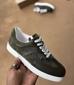 Army Green Bottega Veneta Men’S Sneakers