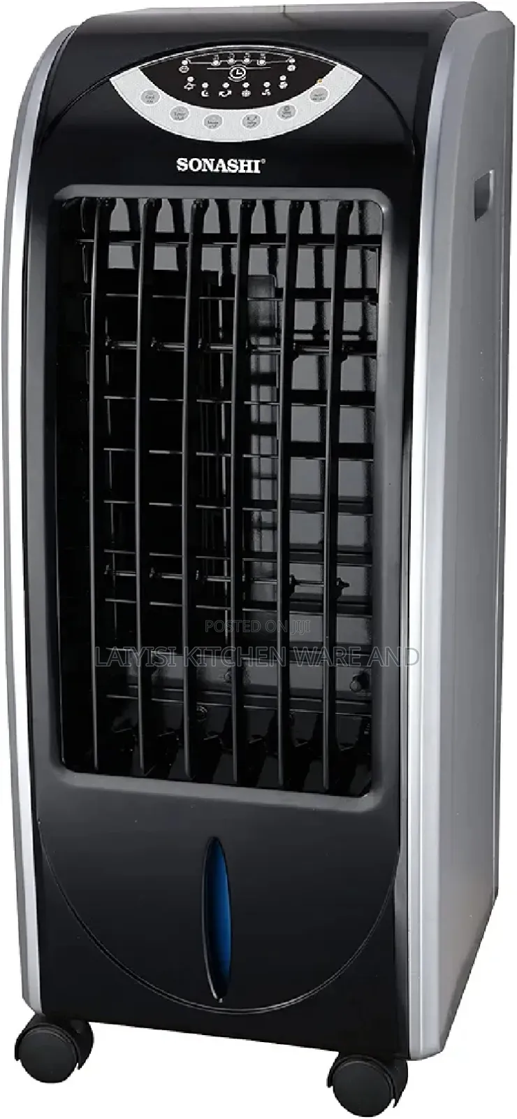 7l Portable Air Cooler Water Tank, 2 Ice Boxes, Three Wind Speeds,
