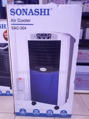 7l Portable Air Cooler Water Tank, 2 Ice Boxes, Three Wind Speeds,