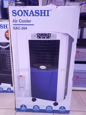 7l Portable Air Cooler Water Tank, 2 Ice Boxes, Three Wind Speeds,