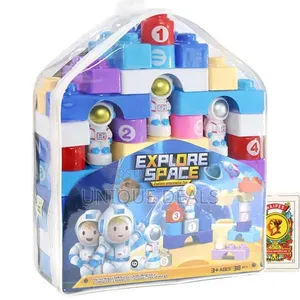 29-Piece Explore Space Themed Building Block Set