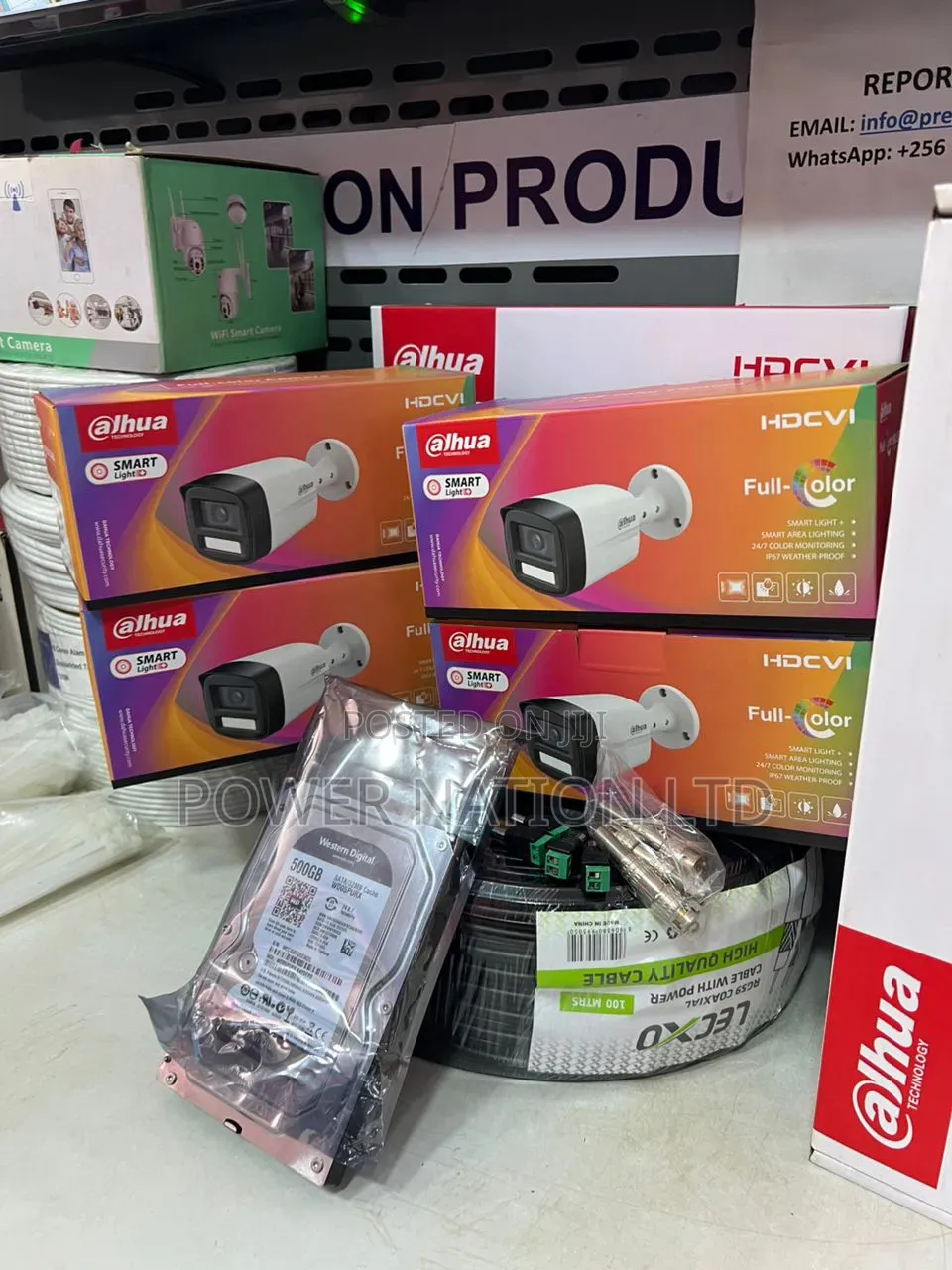 4 Channel Spakolite Dahua CCTV Camera Full Set