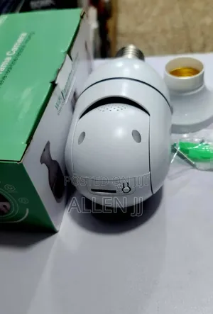 Wifi Panorama Light Bulb Security Camera.