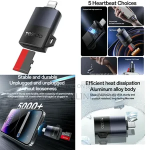 Yesido Gs38 Lightning to Tf Card Reader for iPhone iPad