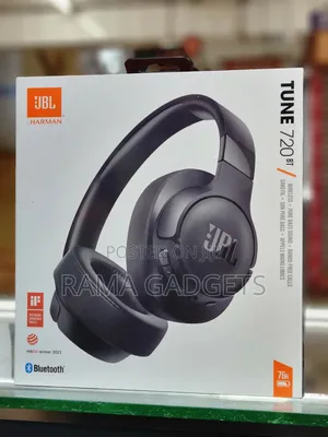 JBL Tune 720bt Over-Ear Wireless Headphones.