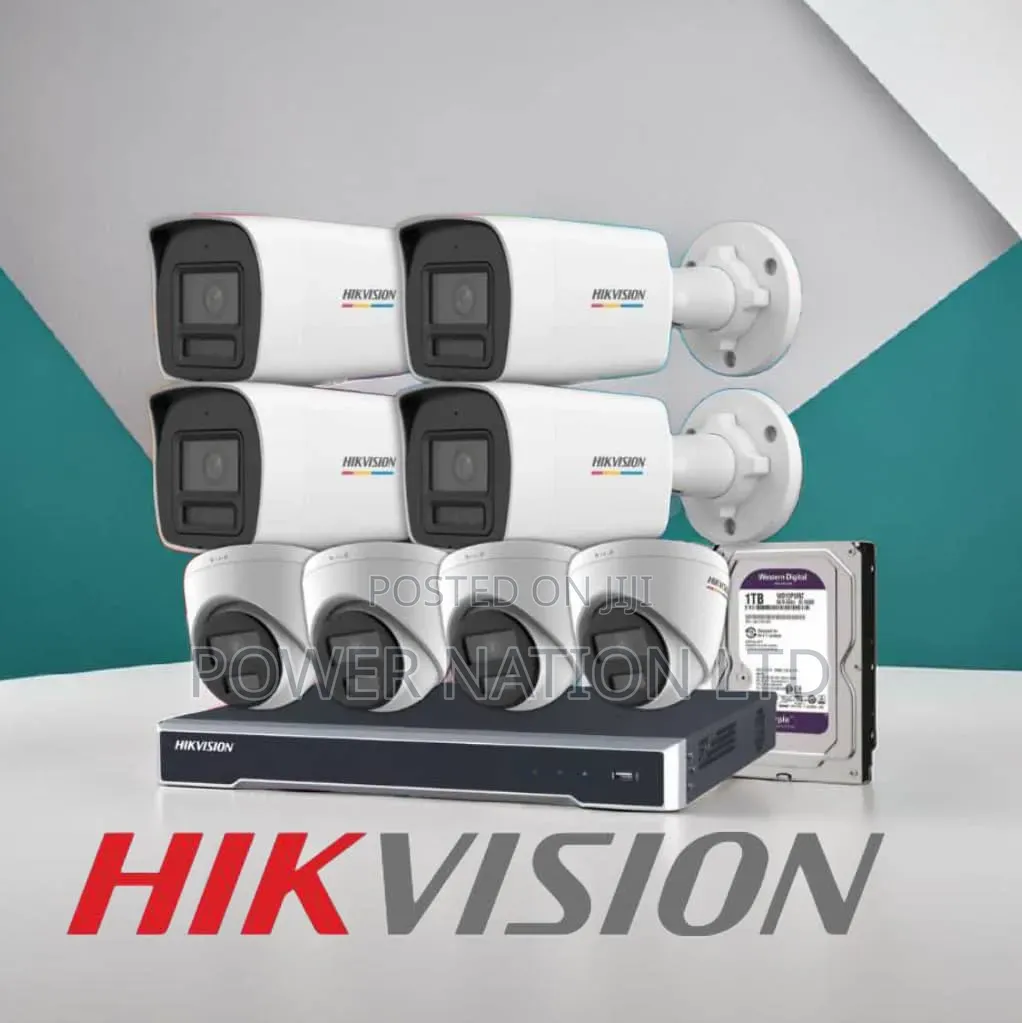 8 Channel Kyomulite Hik Vision CCTV Camera Full Set