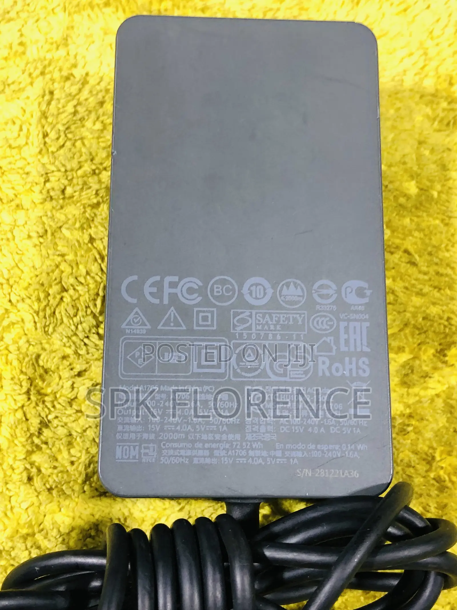 Microsoft Surface Bookpro 15v - 4a Adapter