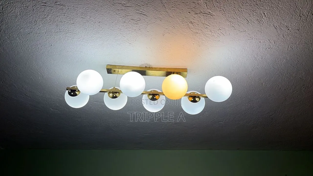 Nordic Long Glass Ceiling Chandelier